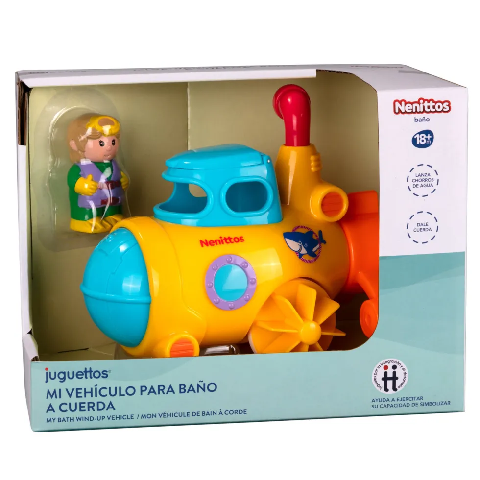 Nenittos Mi Submarino para Baño a Cuerda
