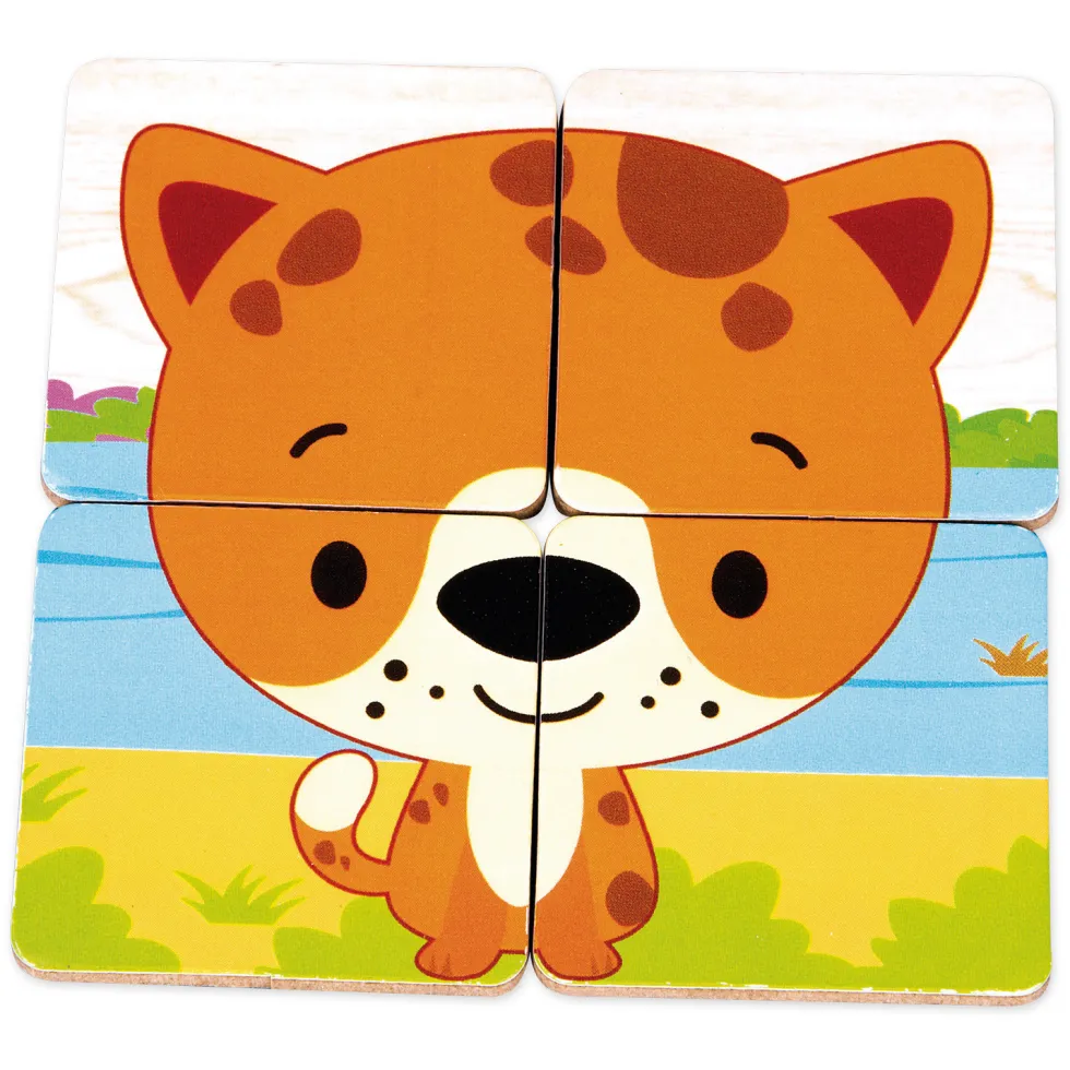 Nenittos Puzzles Magnéticos Selva 36 Piezas