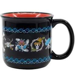 One piece Skull Anime Taza de Cerámica de Desayuno 400 ml en Caja de Regalo