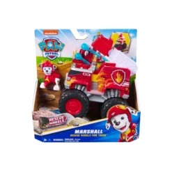 Paw Patrol Camión de Bomberos Rescue Wheels Firetruck y Figura de Marshall