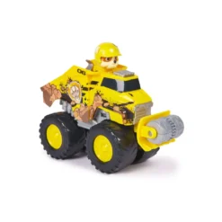 Paw Patrol Camión-Excavadora Rescue Wheels Bulldozer y Figura de Rubble