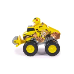 Paw Patrol Camión-Excavadora Rescue Wheels Bulldozer y Figura de Rubble