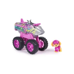 Paw Patrol Camión Monstruo Rescue Wheels Jet y Figura de Skye