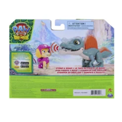 Paw Patrol The Dino Movie Figura Dinosaurio Roaring Pup Pals con Skye