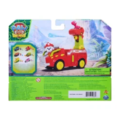 Paw Patrol The Dino Movie Vehículo Dino Rescue Fire Truck con Figura Marshall