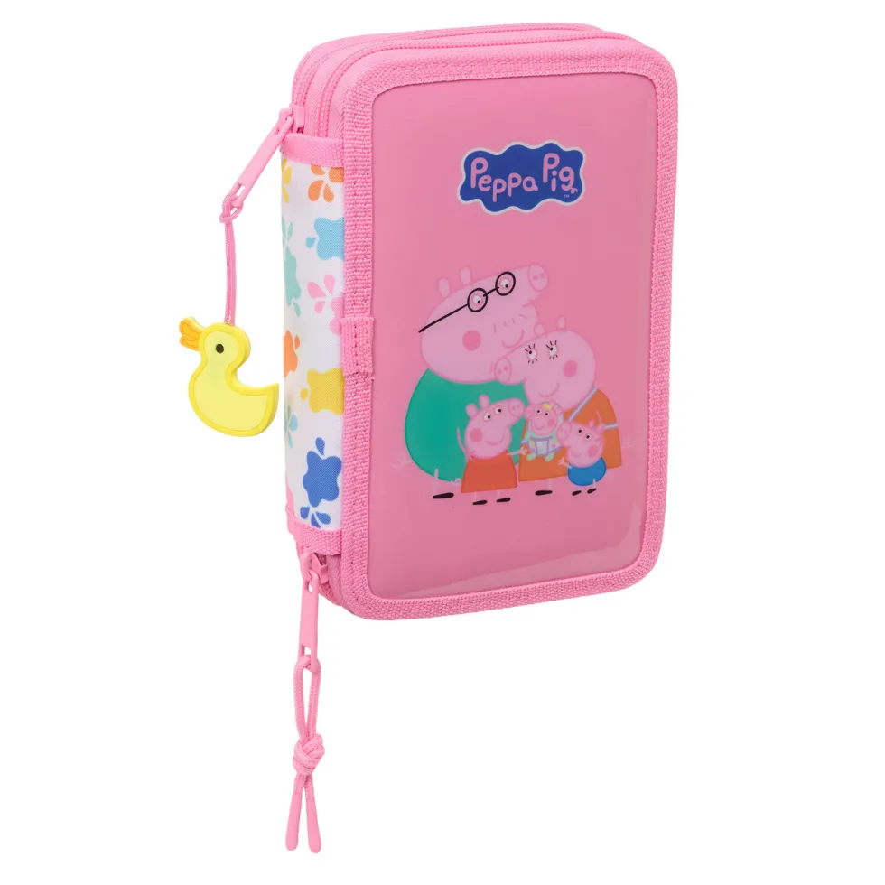 Peppa Pig Plumier Doble Pequeño Baby Pig 29 Piezas