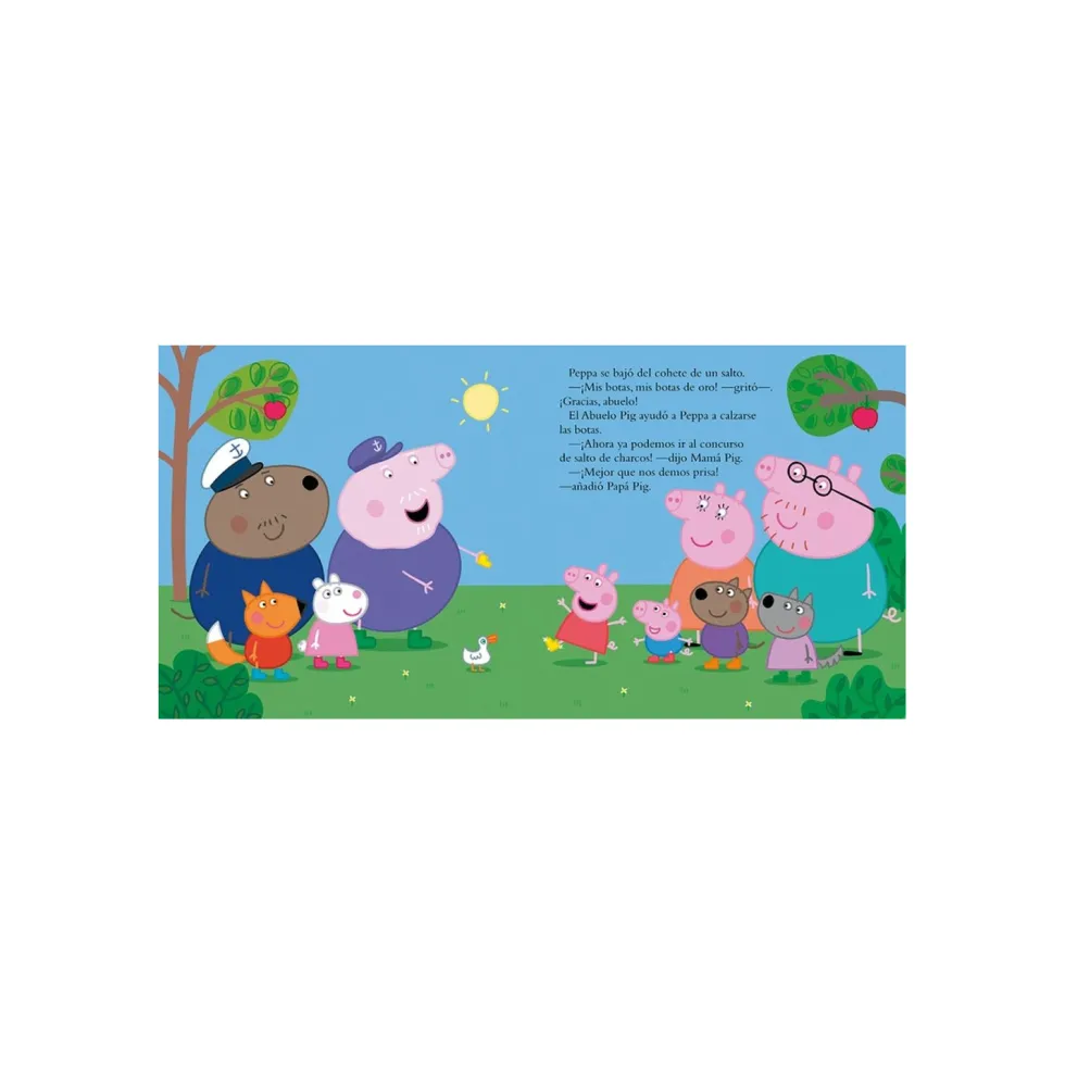 Peppa Pig Un Cuento y a Dormir. Peppa y las Botas de Oro