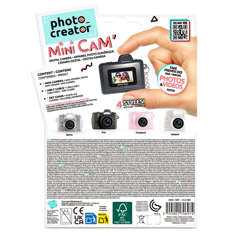 Photo Creator Mini Cámara Varios Modelos