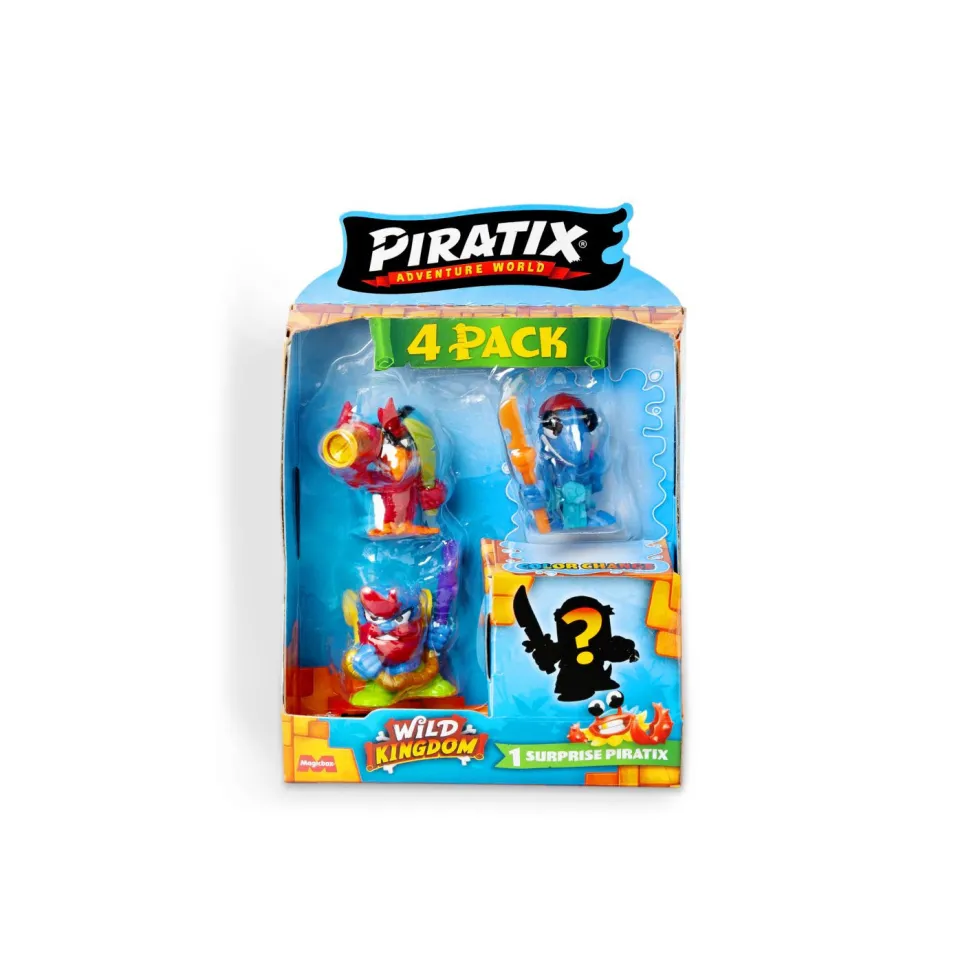 Piratix Wild Kingdom Pack 4 Figuras Varios Modelos