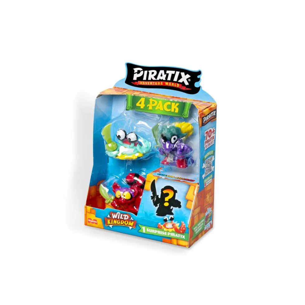 Piratix Wild Kingdom Pack 4 Figuras Varios Modelos