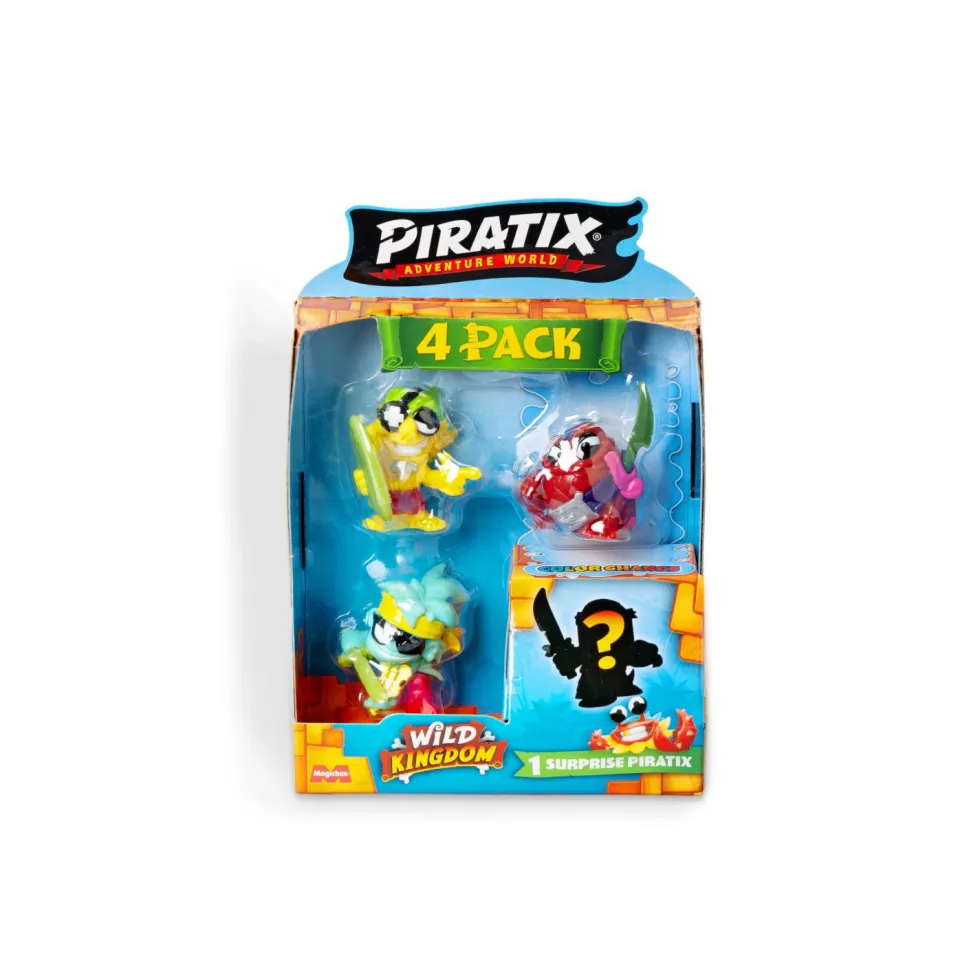 Piratix Wild Kingdom Pack 4 Figuras Varios Modelos