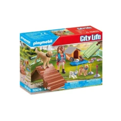 PLAYMOBIL City Life Entrenadora de Perros - 70676