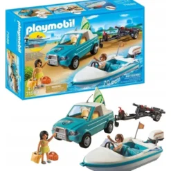 Playmobil Coche Pick Up con Lancha - 71589