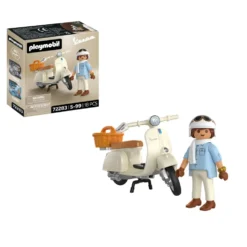 PLAYMOBIL Vespa 80 Aniversario: Estilo Clásico - 72283