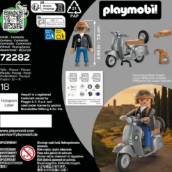 PLAYMOBIL Vespa 80 Aniversario: Estilo Original - 72282