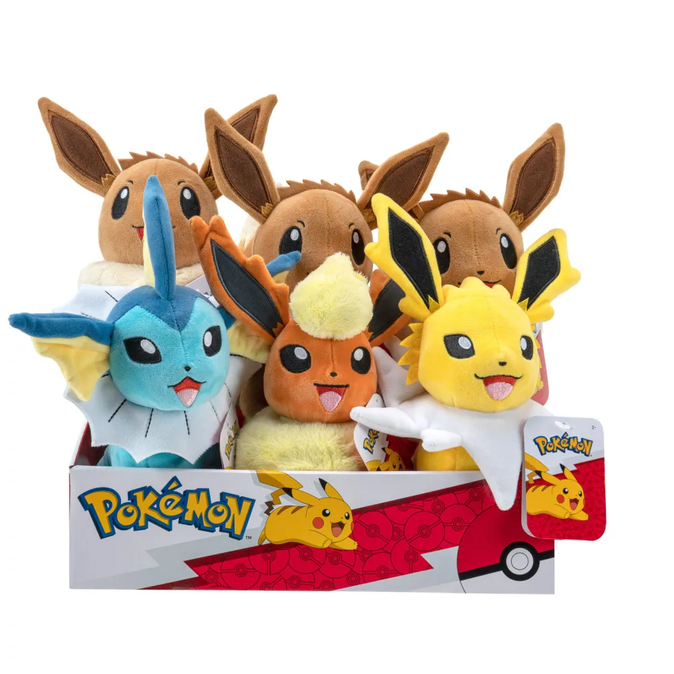 Pokémon Peluche Evee Evolutions 20 cm Varios Modelos