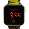 Pokémon Reloj Digital Led Negro Charmander