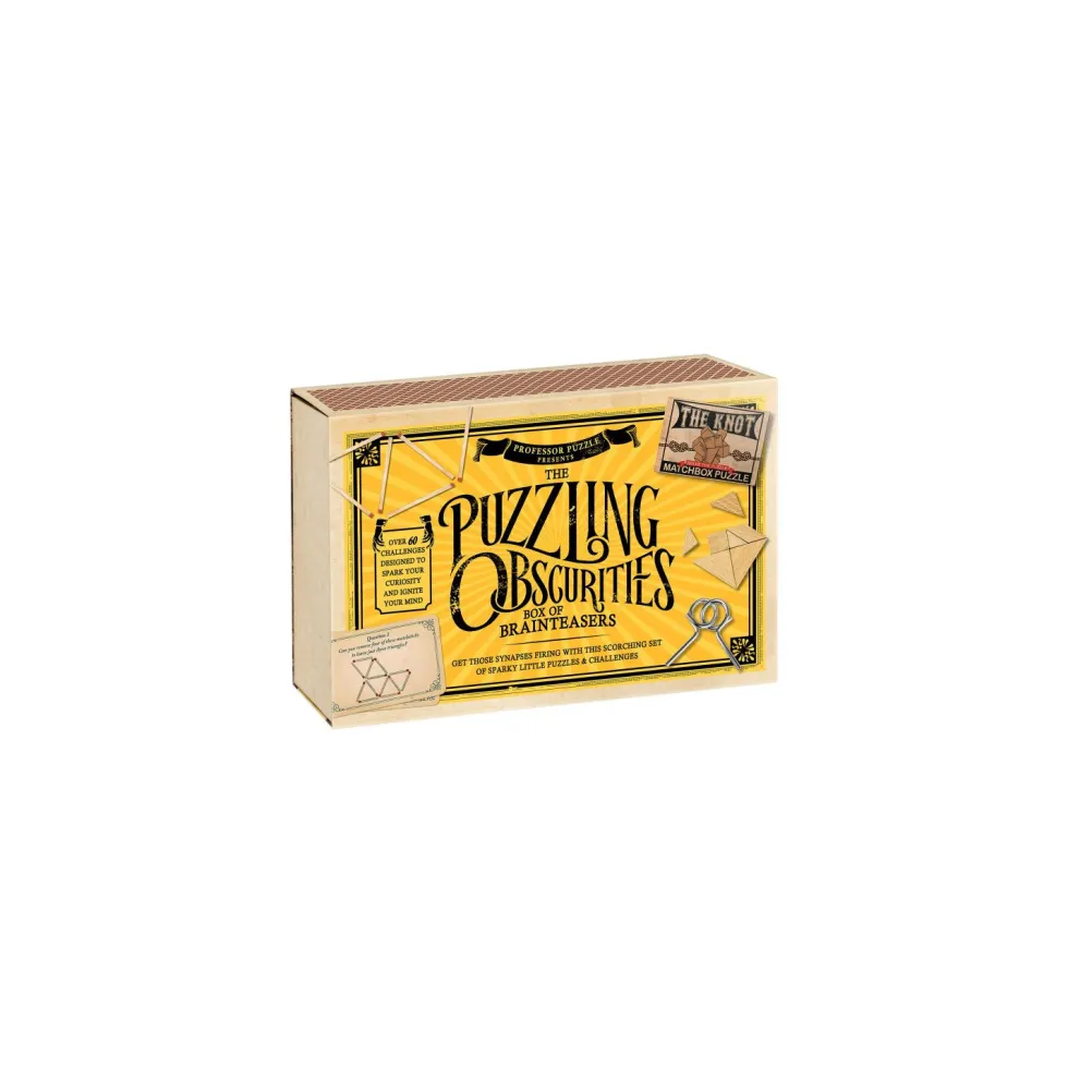 Professor Puzzle The Puzzling Obscurities Caja con Desafíos para la Mente