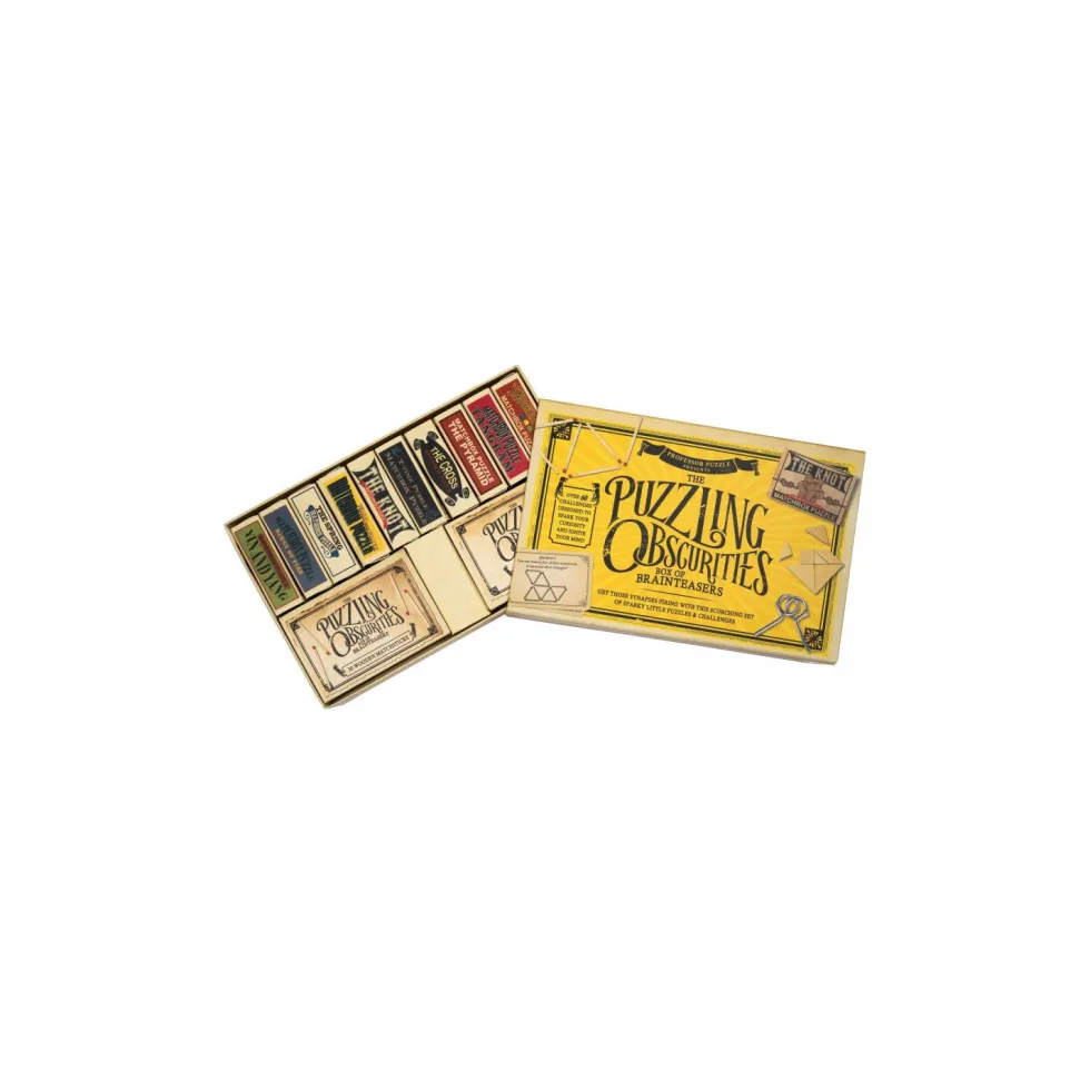 Professor Puzzle The Puzzling Obscurities Caja con Desafíos para la Mente