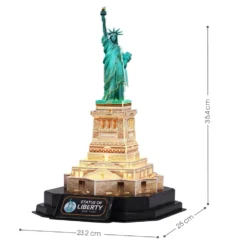 Puzzle 3D Estatua de la Libertad Edición Nocturna 32 Piezas