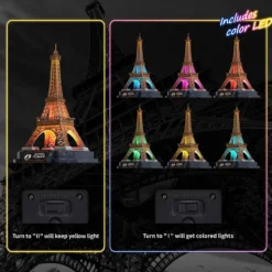 Puzzle 3D Torre Eiffel con Luz 51 Piezas