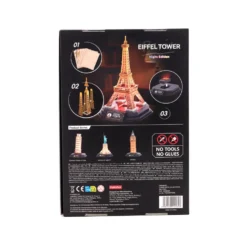 Puzzle 3D Torre Eiffel con Luz 51 Piezas