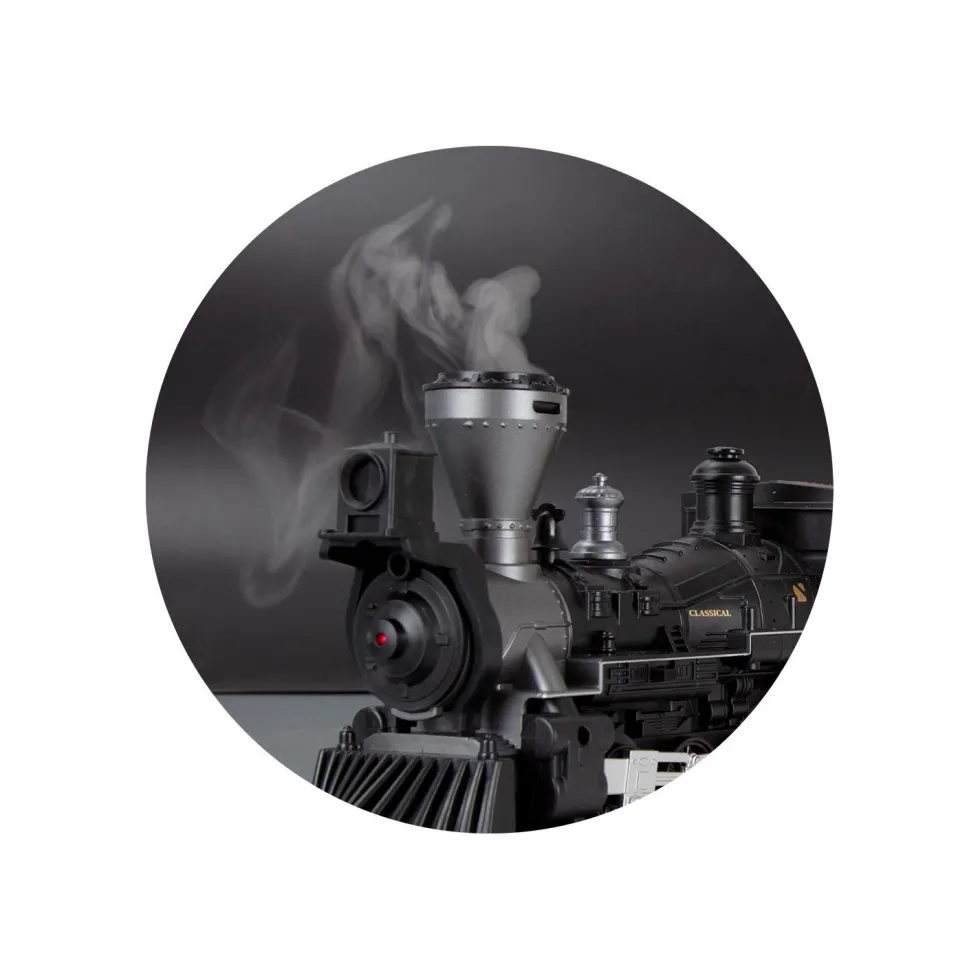 Radio Control Tren con Sonido, Luz y Humo
