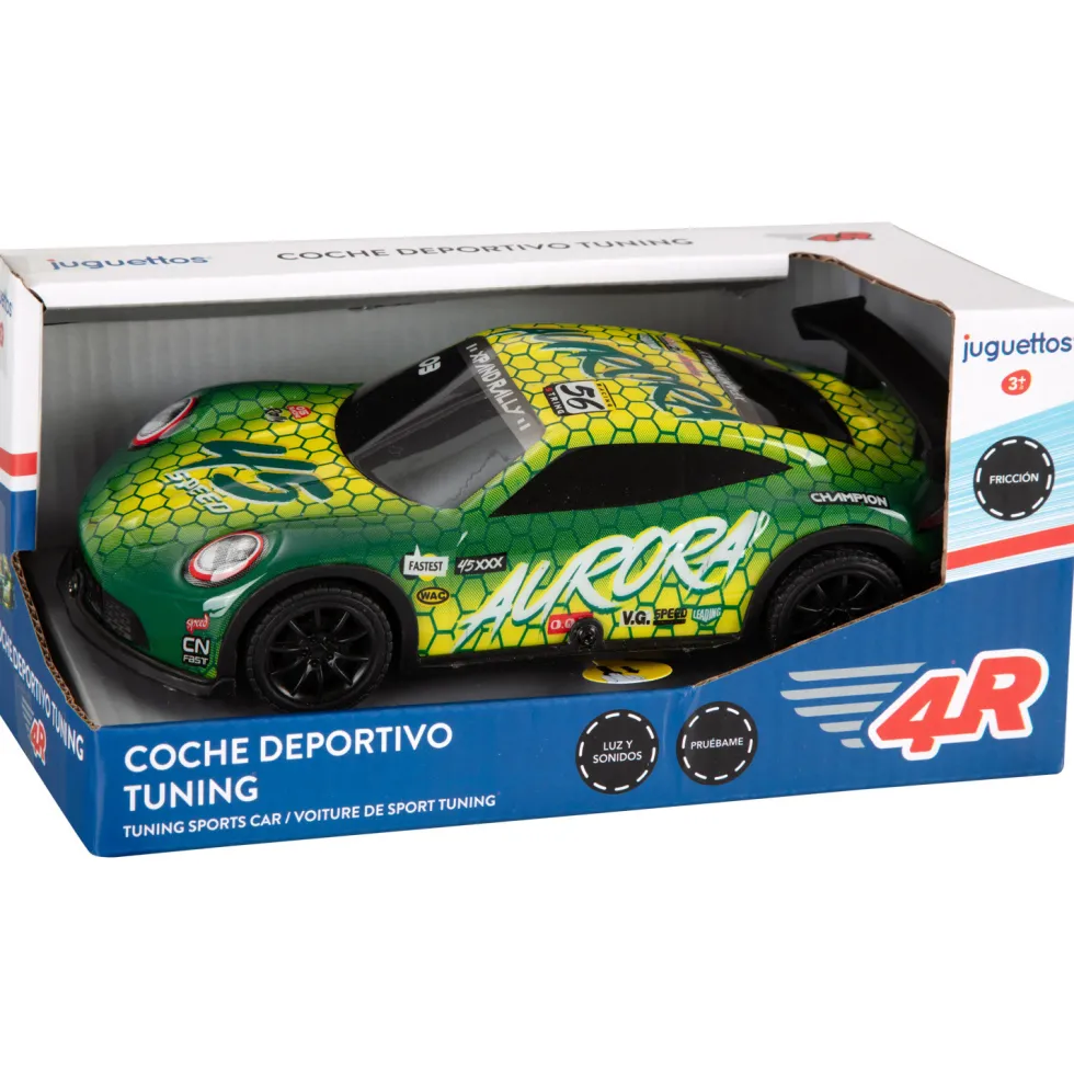 4R Coche Deportivo Tuning Verde
