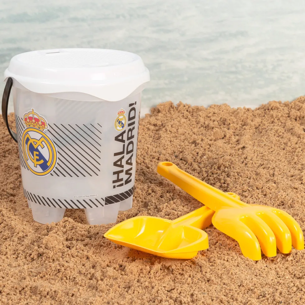 Real Madrid Mochila Set de Playa con Cubo y Accesorios