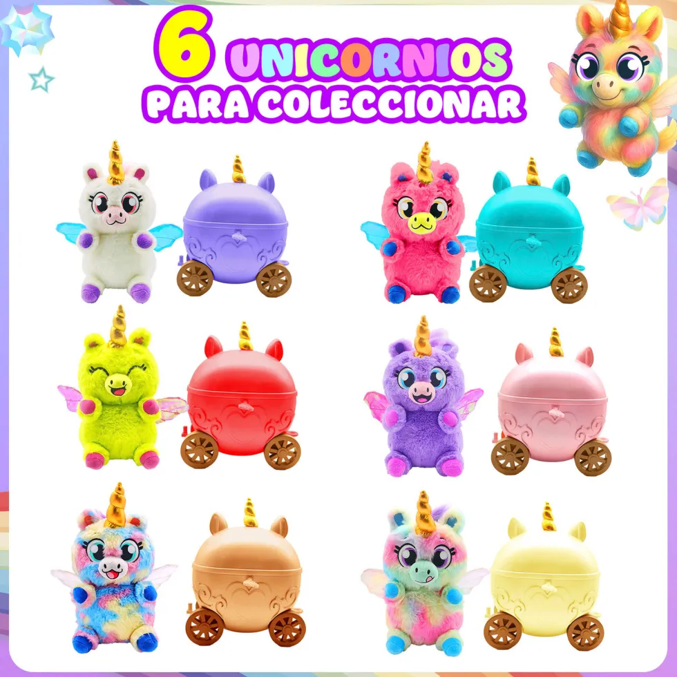 Reino Mágico Carroza con Peluche Sorpresa Varios Modelos