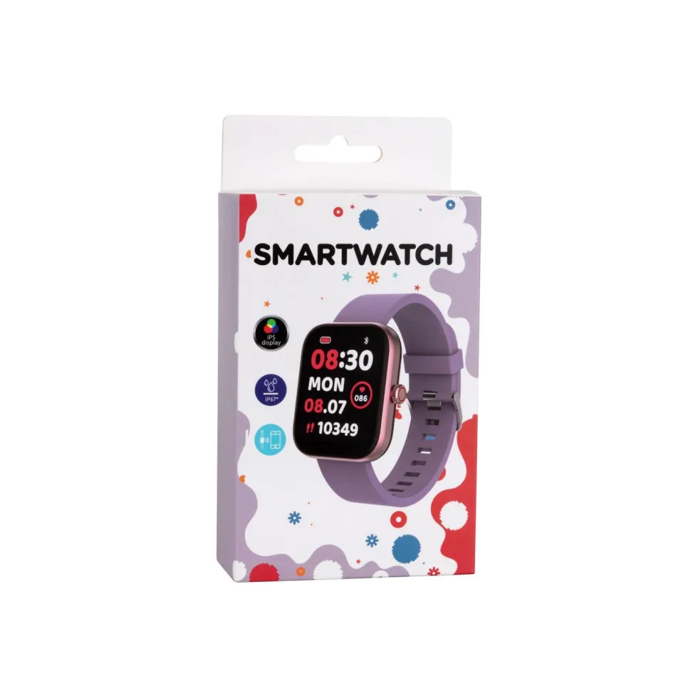 Reloj Smart Watch Rosa y Violeta