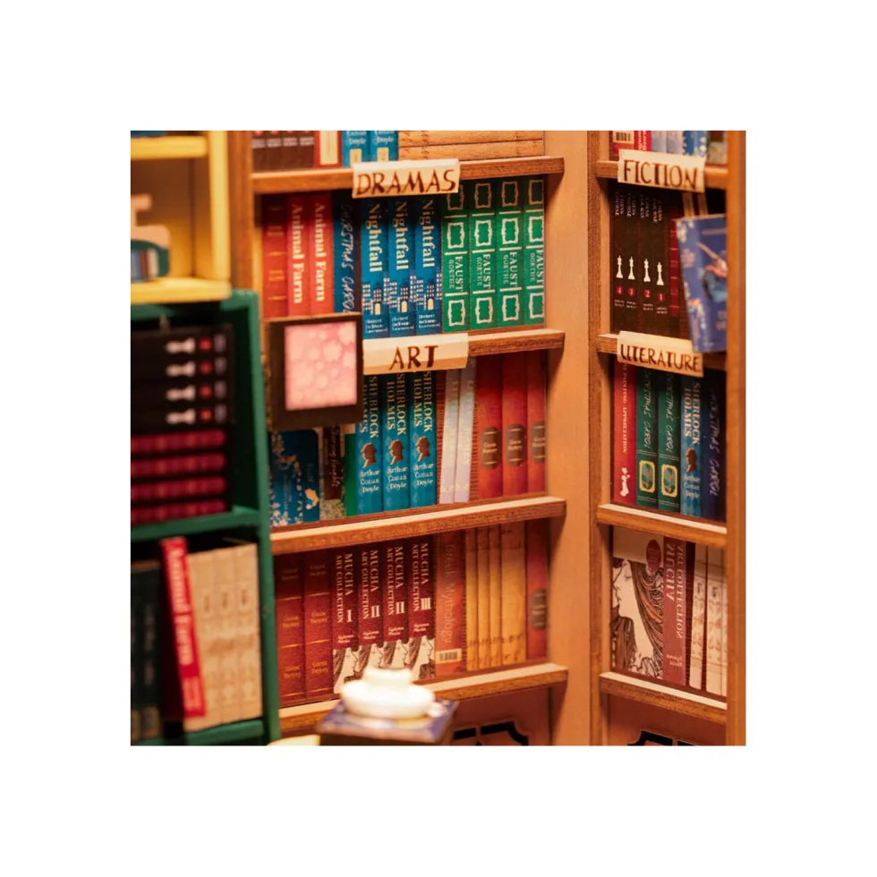 Robotime Bookstore Maqueta de Madera