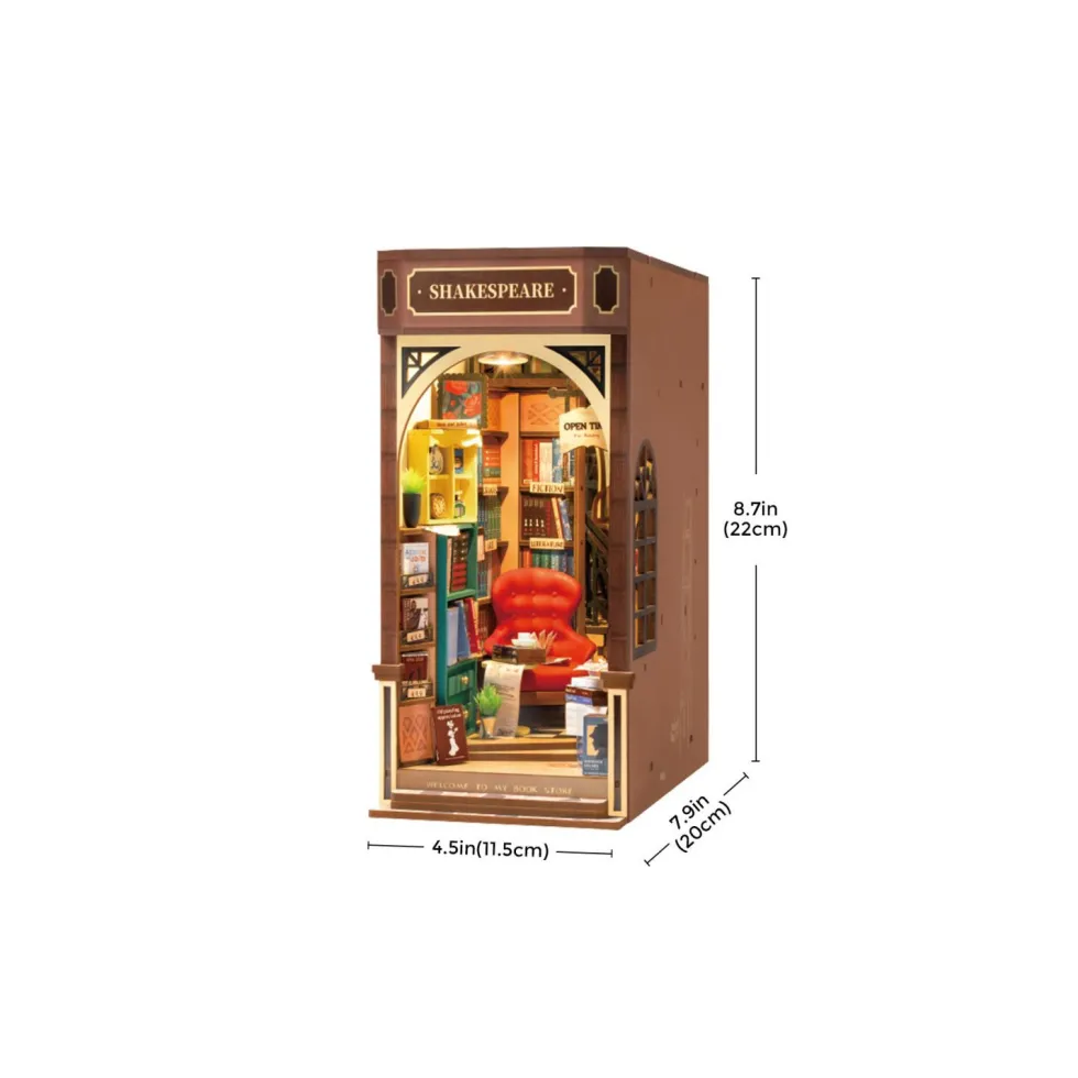 Robotime Bookstore Maqueta de Madera