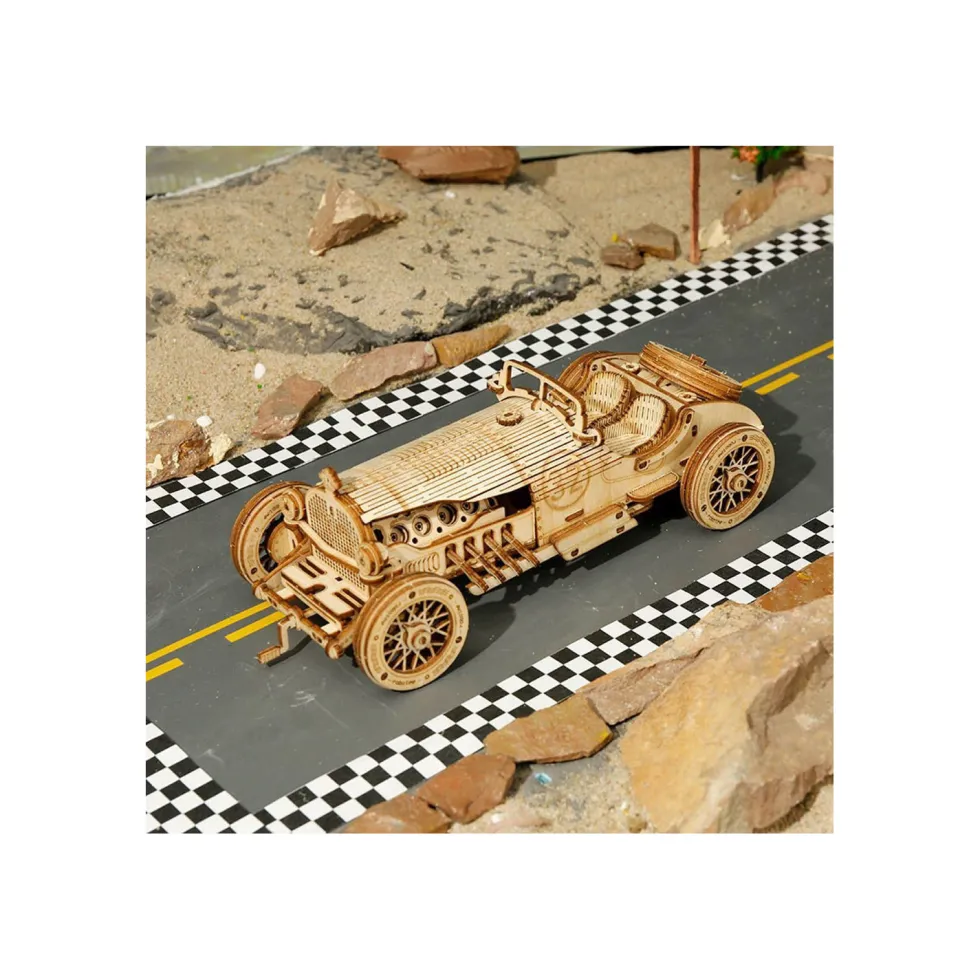 Robotime Coche de Carreras Maqueta de Madera