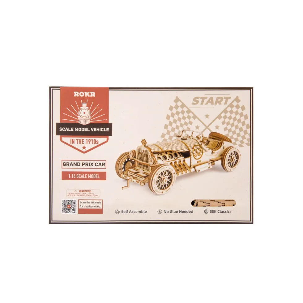 Robotime Coche de Carreras Maqueta de Madera