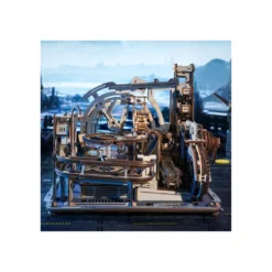 Robotime Marble Spaceport Laberinto de Canicas Maqueta de Madera