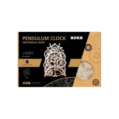 Robotime Reloj de Péndulo Maqueta de Madera