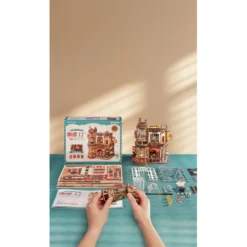 ROKR Dream Coffe Factory Puzzle 3D Mecánico