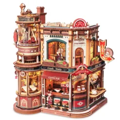 ROKR Dream Coffe Factory Puzzle 3D Mecánico