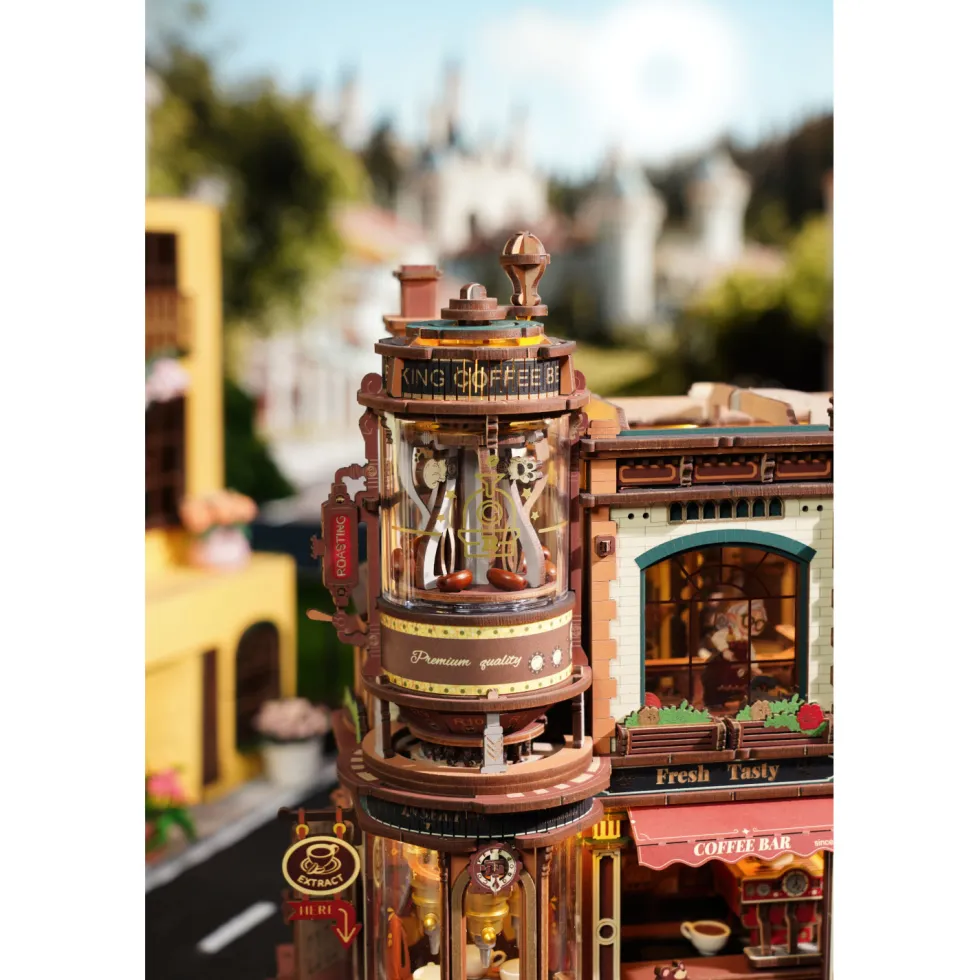 ROKR Dream Coffe Factory Puzzle 3D Mecánico