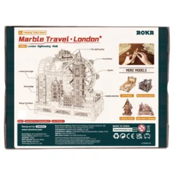 Rokr Marble Run Travel London Rompecabezas 3D de Madera