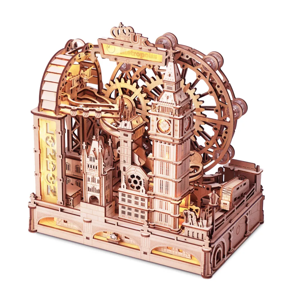 Rokr Marble Run Travel London Rompecabezas 3D de Madera