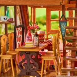 Rolife A-Frame Cabin Maqueta de Madera Cabaña de Montaña Europea