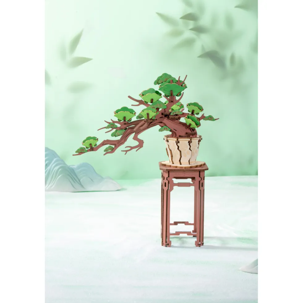 Rolife Evergreen Pine Bonsai Rompecabezas 3D