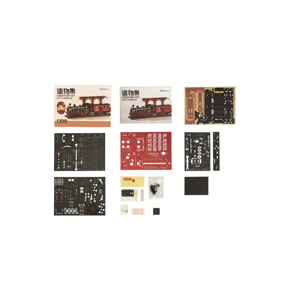 Rolife Steam Journey Rompecabezas 3D de Madera