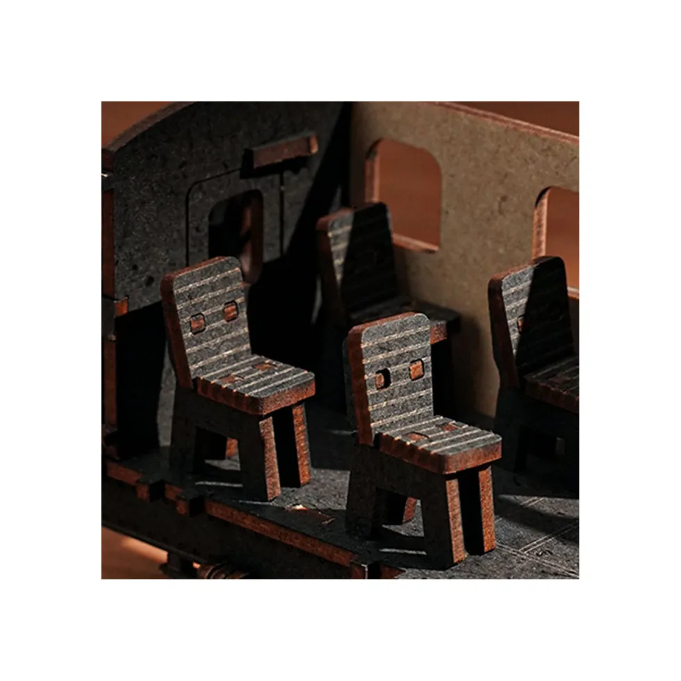 Rolife Steam Journey Rompecabezas 3D de Madera