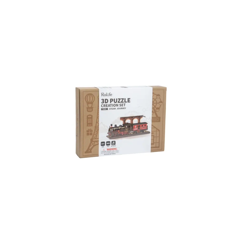 Rolife Steam Journey Rompecabezas 3D de Madera