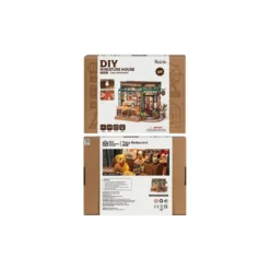 Rolife Tipsy Restaurant Maqueta de Madera