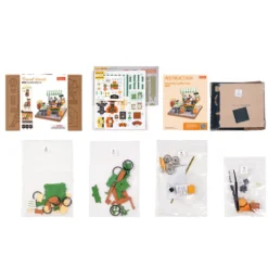 Rolife Travel Street Aromatic Coffee Cart Maqueta
