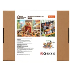 Rolife Travel Street Aromatic Coffee Cart Maqueta